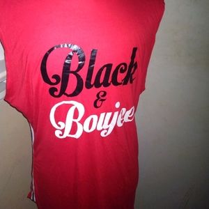 Popular Sports Size 3X "Black & Boujee"" Top
